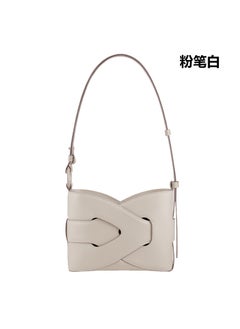 Generic Polene Nodde Braided Vintage Twist Shoulder Bucket Bag Chalk white※ready stock※ 