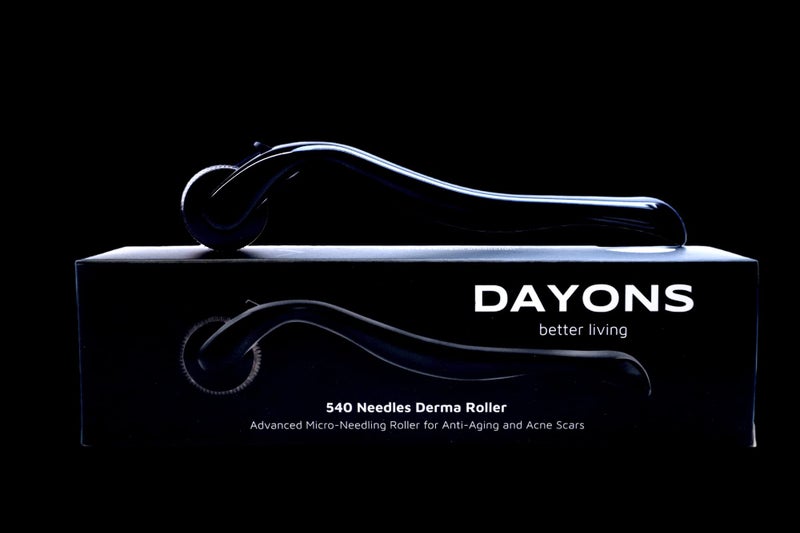 Dayons 0.5mm Derma Roller for Hair Growth, Beard Growth & Face Skin Care – Microneedling Roller for Hair Regrowth, Acne Scars & Skin Treatment – Micro Needling Tool for Men & Women - Image 2