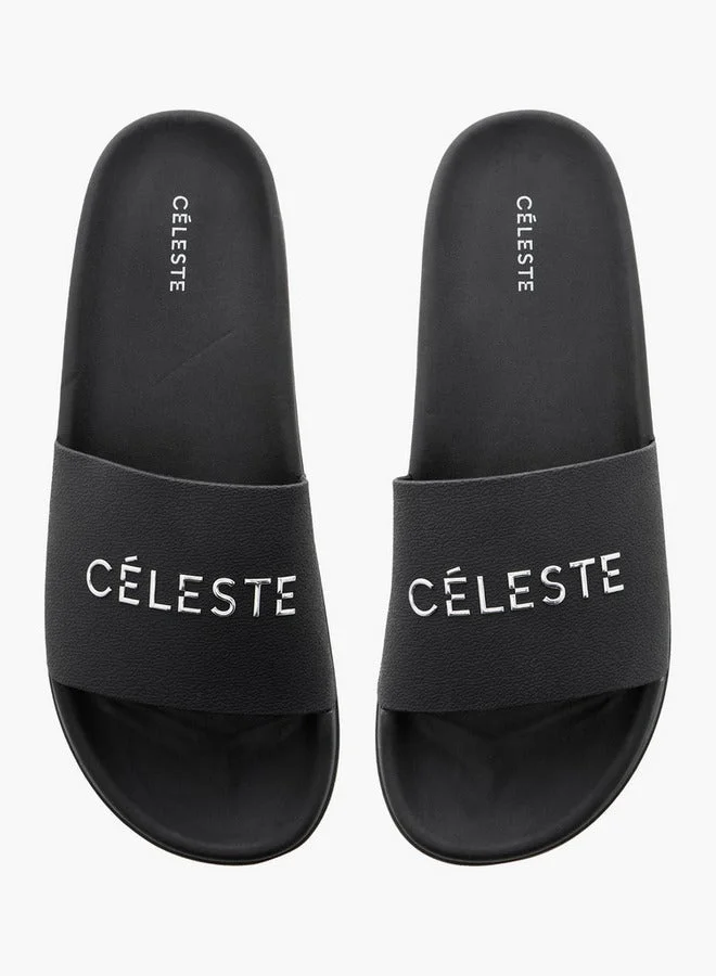 Celeste Women's Logo Detail Slip-On Slides