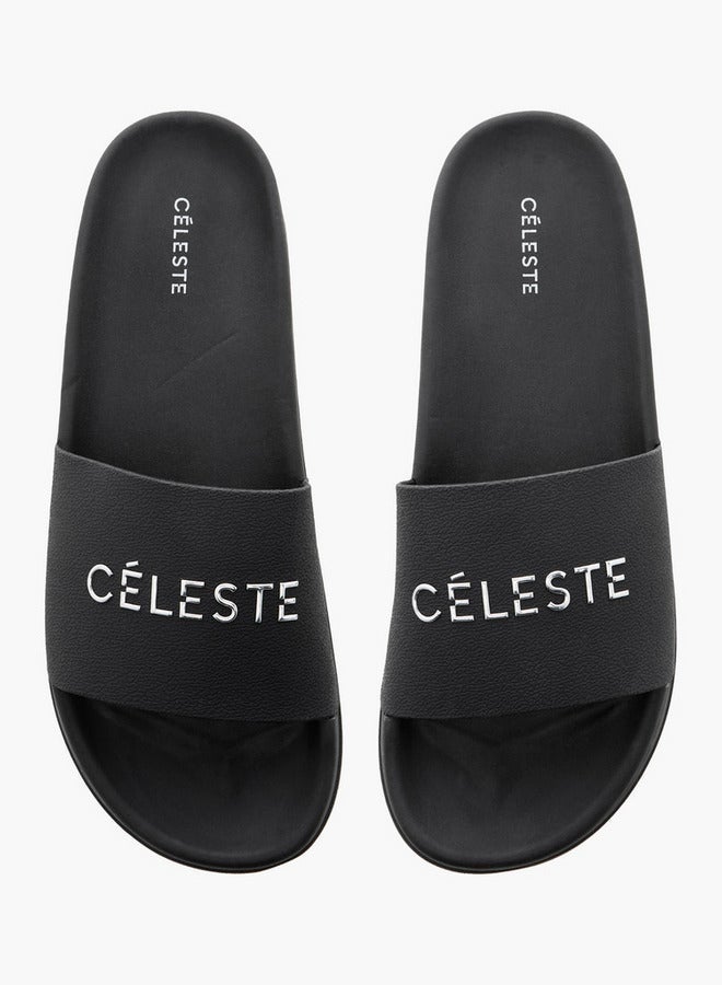 Celeste Women's Logo Detail Slip-On Slides - Image 2