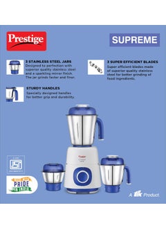 PRESTIGE Prestige Supreme Mixer Grinder 550 W  - Image 5