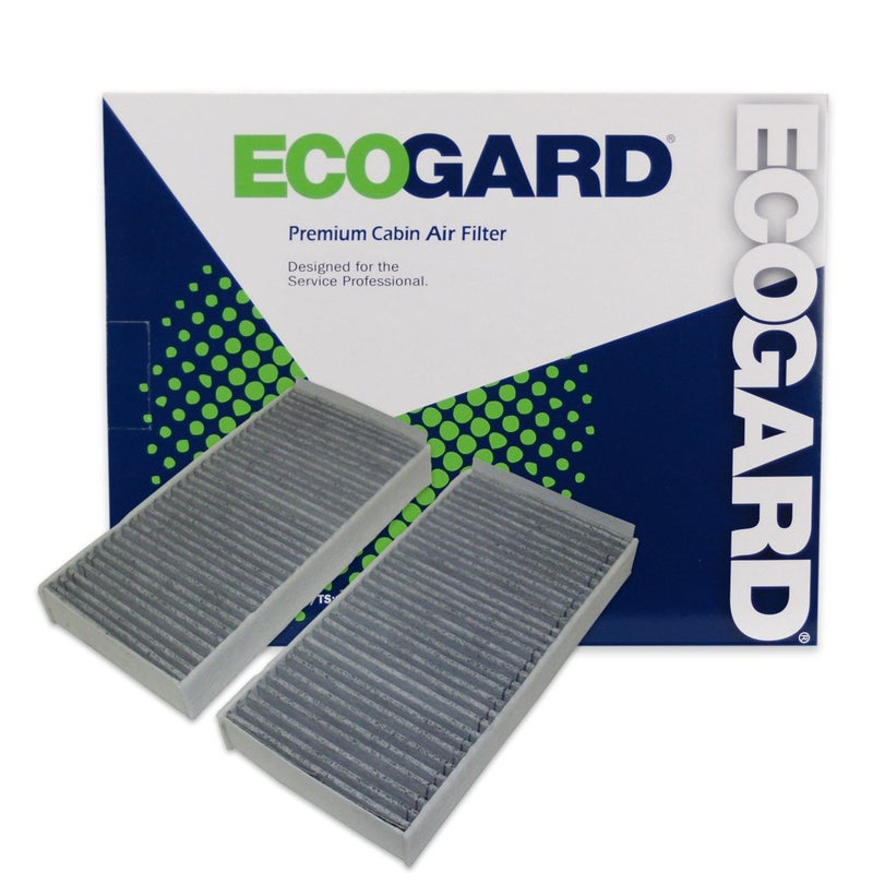 فلتر هواء المقصورة الممتاز ECOGARD XC10389C مع مزيل روائح الكربون النشط، يناسب سيارات BMW X1 (2016-2018)، وi3 (2015-2017)، وX2 (2020)، وMini Cooper (2014-2017)، وCooper Clubman (2016-2018)، وCooper Countryman (2017). - Image 1