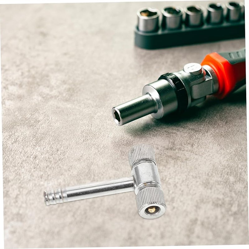 Dual Head T Type Tire Inflator Chuck Quick Connect Air Compressor Connector for Motorcycles E Bikes - Image 5