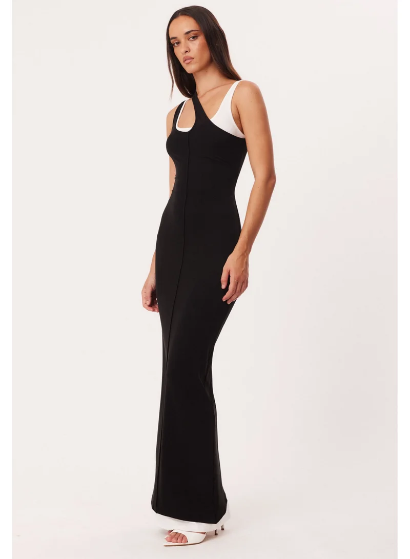 SNDYS Chantara Double Layered Maxi Dress