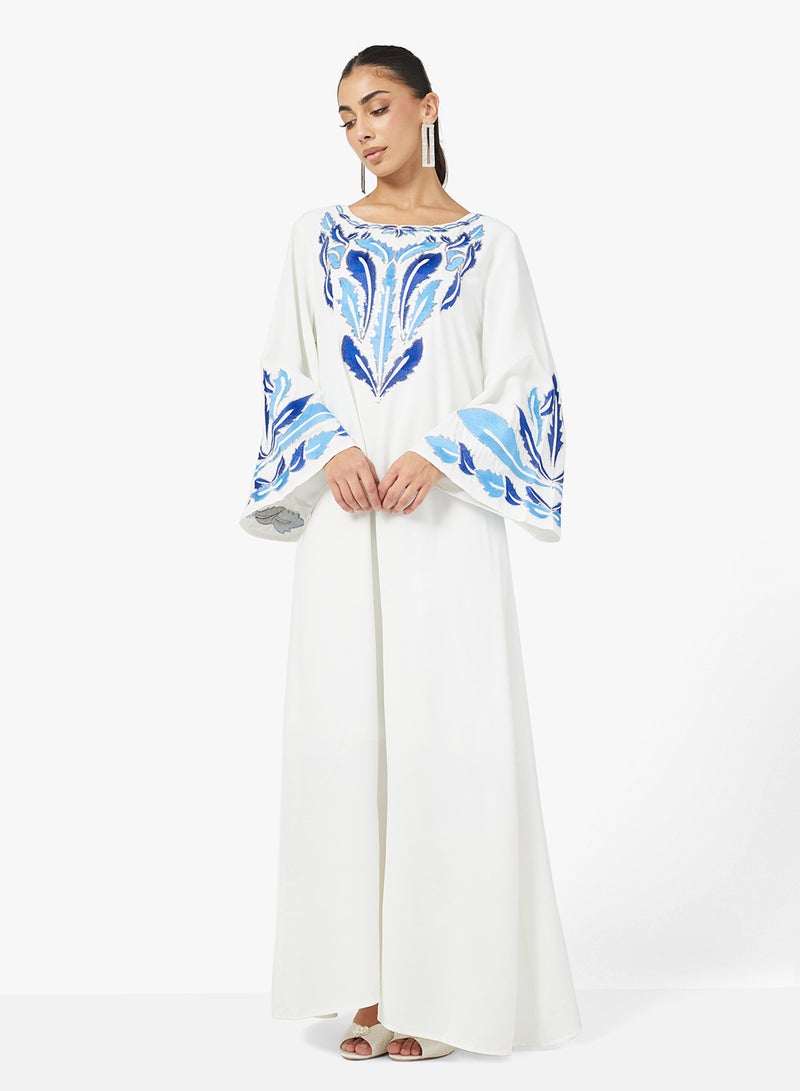 Khizana Embroidered Jalabiya - Image 4