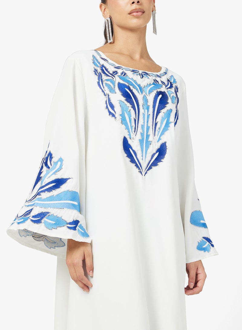 Khizana Embroidered Jalabiya - Image 3