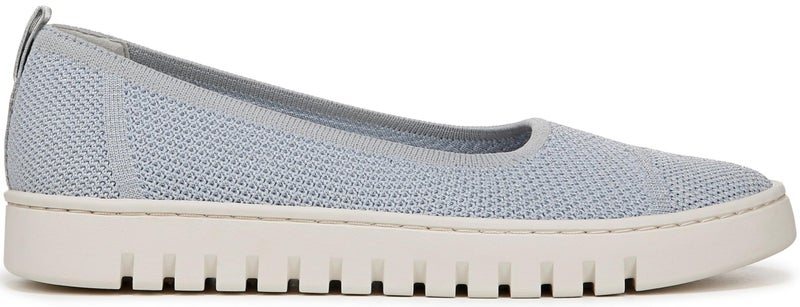 Vionic Women's Journey Uptown Skimmer Walking Sneakers– Supportive Lightweight Shoes with Arch Support Insole Blue Mist/Silver Knit Fabric 8 Medium - Image 2