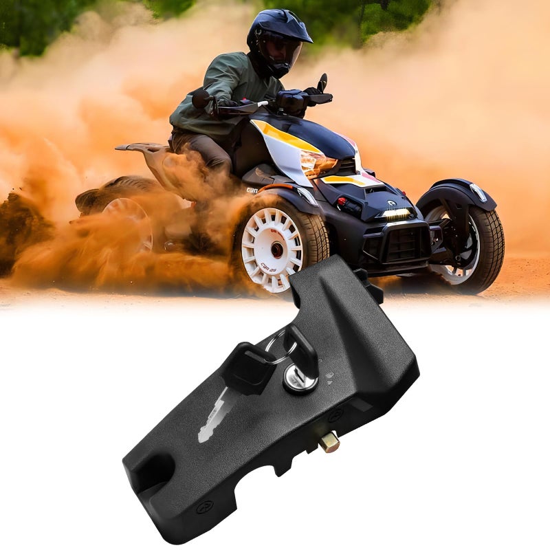 BESTAOO Handbrake Locking Parking Brake Lever Compatible with 20192024 CanAm Ryker Rally Edition Sport 600 900 Security Lock with Keys - Image 2