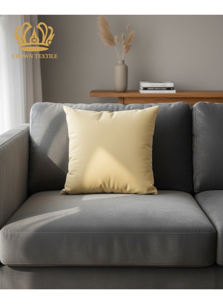 CROWN TEXTILE 45*45 cm pillow with a soft texture, filled with soft microfiber filling and a cover made of soft fabric made from the finest fabrics - Image 2