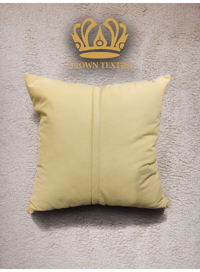 CROWN TEXTILE 45*45 cm pillow with a soft texture, filled with soft microfiber filling and a cover made of soft fabric made from the finest fabrics - Image 3