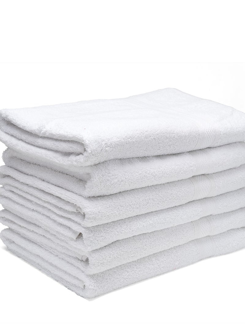 Home-Tex Design مجموعة من 4 قطع من منشفة حمام عالية الامتصاص على طراز الفنادق، 500 جرام لكل متر مربع، مثالية للمنزل والمنتجعات الصحية، 70 × 140 سم - Image 2