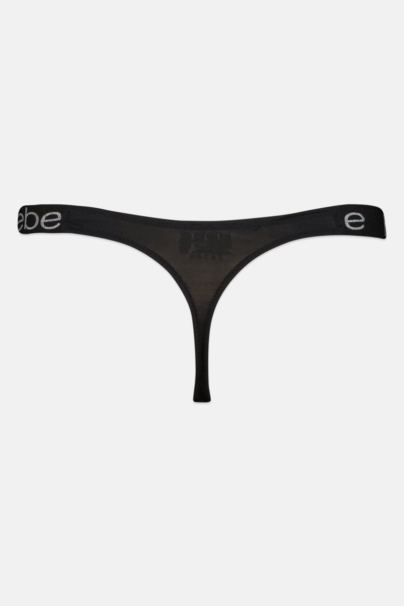 bebe Women 3Pcs Animal Print Thong Panties, Multicolor - Image 3