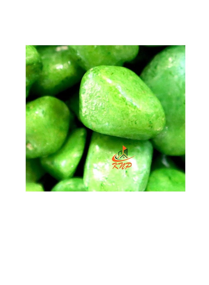 KNP Green Decorative Painted Pebbles Aquarium 10-15mm 5 kg - Image 2