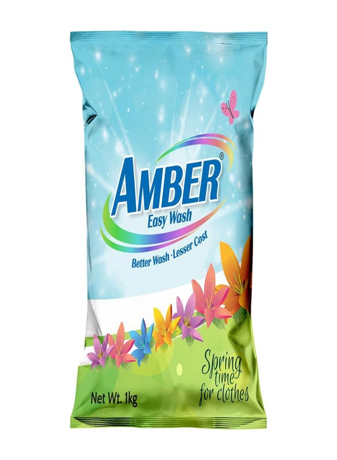 Amber Detergent Easy Wash Washing Powder,4 KG (4) - Image 1