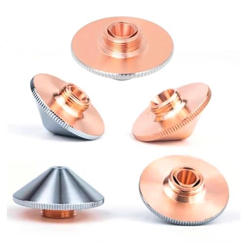 YumiDaya Laser Cutting Nozzlefor Fiber Laser Cutting Head Dia28mmFiber Laser Nozzle Single LayerDouble Layer D28 H15 M11 Caliber 1060 Double 12 5pcs - Image 1