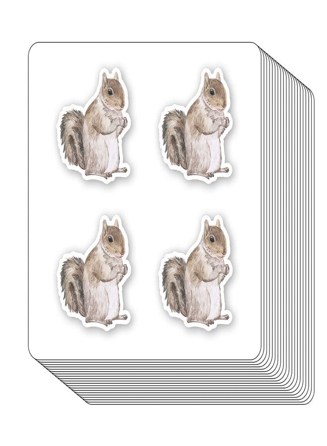 GUVSPTI Squirrel Stickers 1in for Scrapbooking, Arts, Craft, Kids DIY, Calendars Journals 80-Pack - Image 2