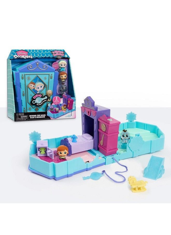 DOORABLES Orables Beyond The Door Elsa’S Bedroom Figures And Playset 7 Accessories Officially Licensed Kids Toys For Ages 5 Up Gifts And Presents By Just Play  - Image 2