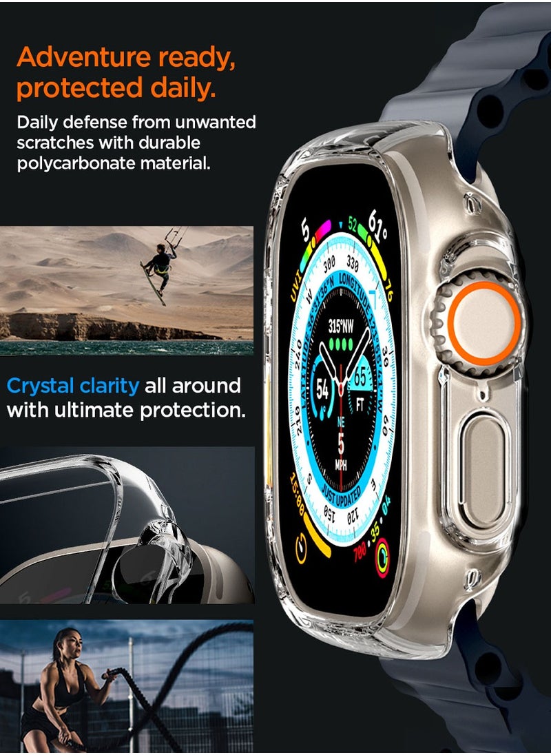 Spigen - Thin Fit Apple Watch Ultra 2 / Watch Ultra (49mm) Case Cover - Crystal Clear - Image 1