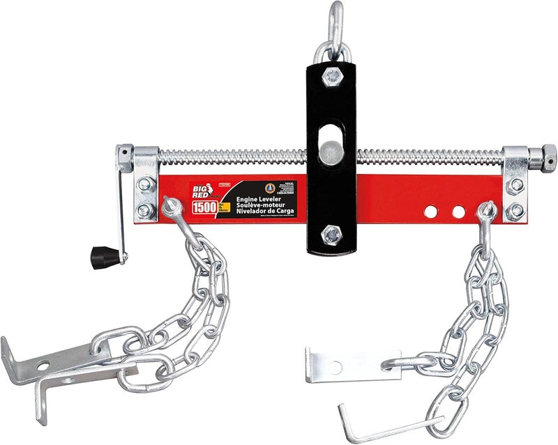 BIG RED Engine Leveler with Adjustable Handle, 3/4 Ton (1,500 lb) Capacity - Image 1