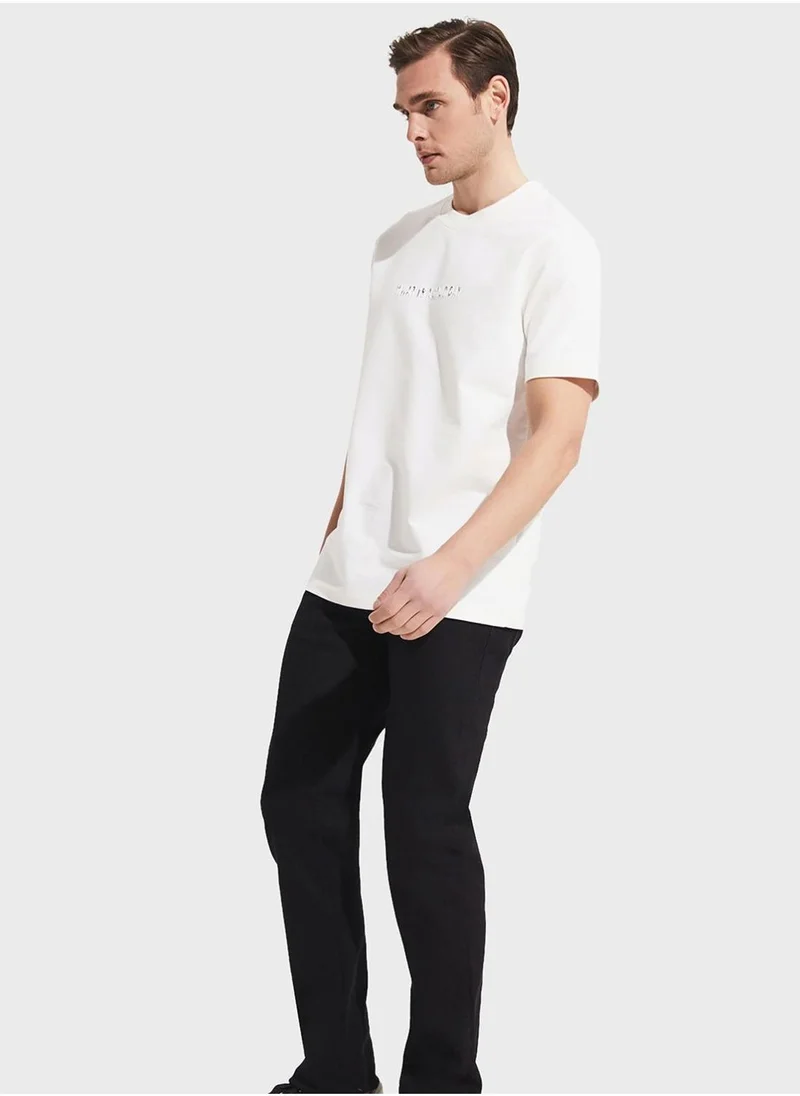 JUNE Printed Crew Neck T-Shirt