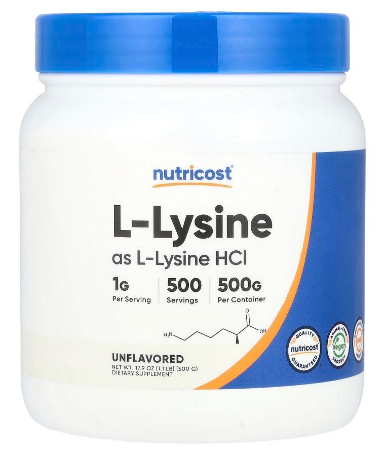 L-Lysine Unflavored 17.9 oz (500 g)