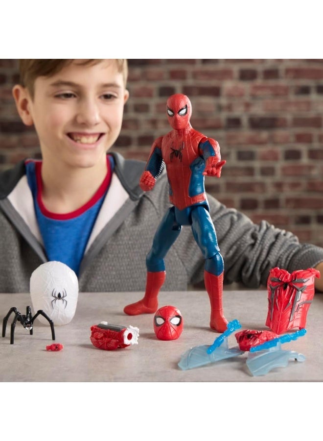 SPIDERMAN Marvel Spider-Man Day Titan Series Ultimate Web Gear Action Figure, 29.2-cm Super Hero Toys and Figures - Image 4