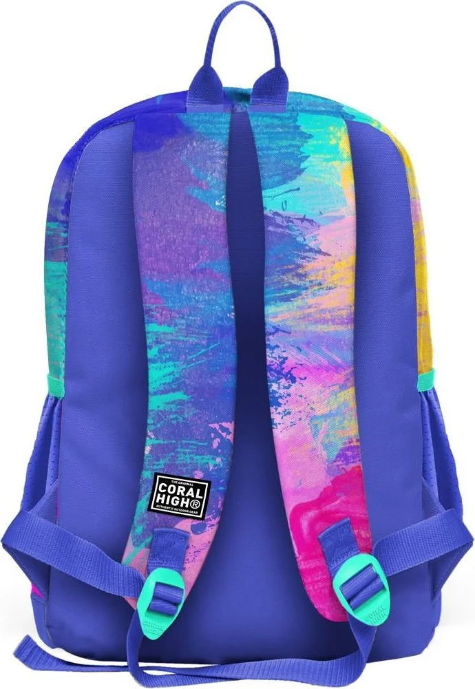 CORAL HIGH Kids Colorful Airbrush Patterned Patterned 3-Piece School Bag Set SET0123738