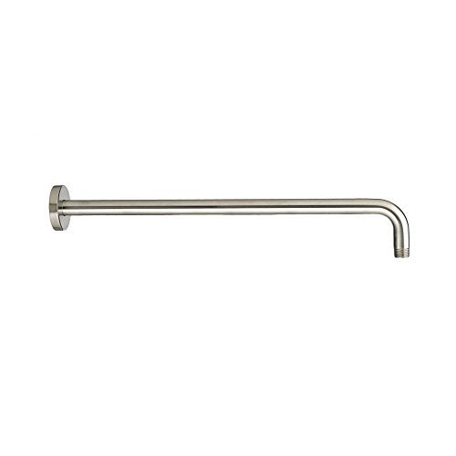 American Standard 1660118.295 18 inch Wall Mount Shower Head Arm and Round Escutcheon, Brushed Nickel, 0.5 - Image 1