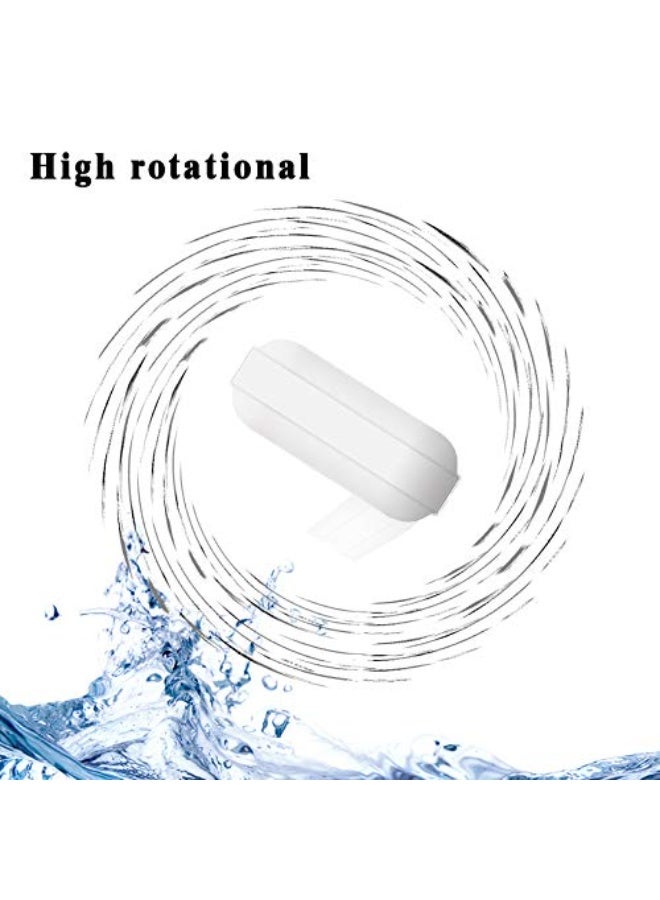 EQUTY BAYMERS 4 قطع قضيب تحريك مغناطيسي 20 مم (0.78 بوصة)، PTFE، أبيض - Image 4
