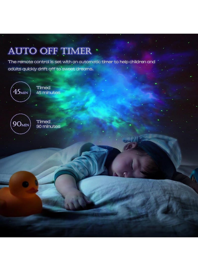 ارواق جهاز عرض رائد الفضاء جالاكسي ستار، ضوء ليلي مرصع بالنجوم، جهاز عرض ضوء رائد الفضاء مع مؤقت سديم وجهاز تحكم عن بعد لغرفة النوم وجهاز عرض السقف، أفضل الهدايا للأطفال والكبار - Image 3