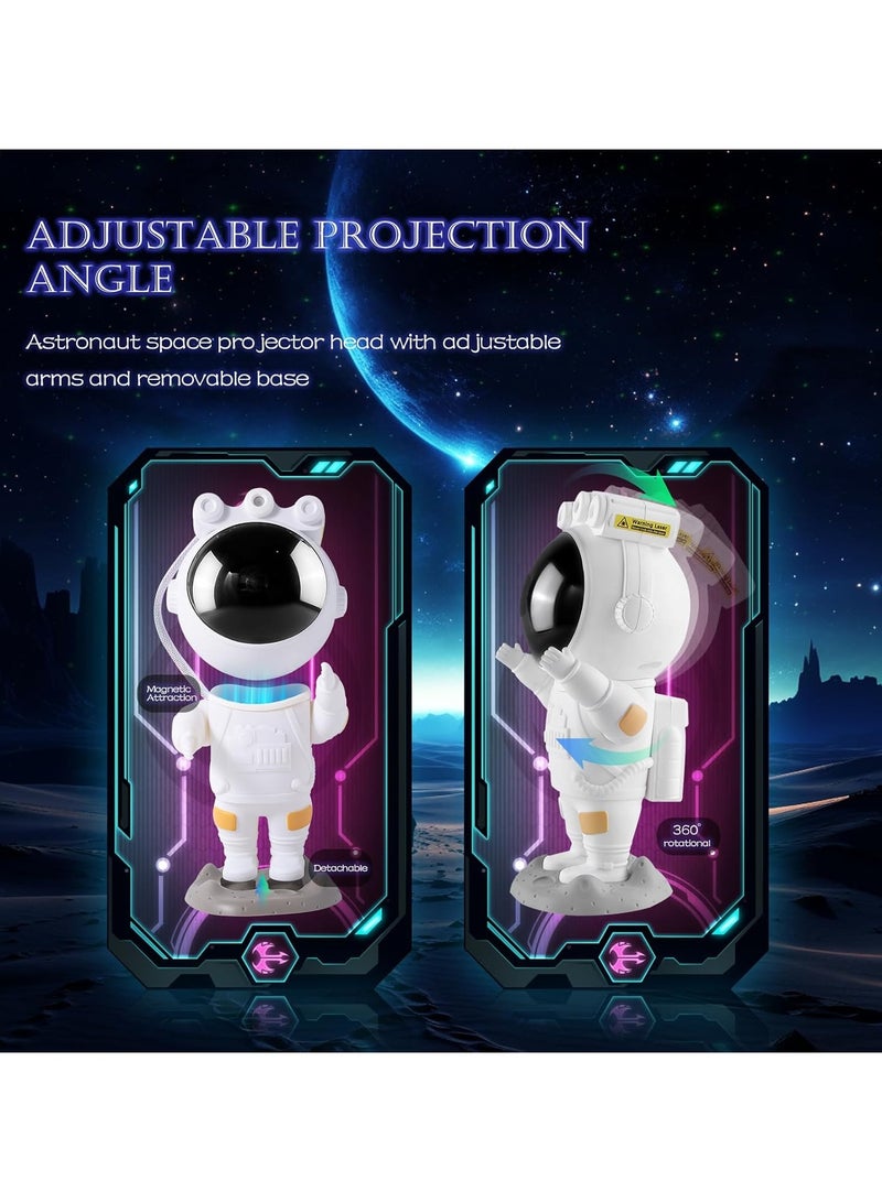 ارواق جهاز عرض رائد الفضاء جالاكسي ستار، ضوء ليلي مرصع بالنجوم، جهاز عرض ضوء رائد الفضاء مع مؤقت سديم وجهاز تحكم عن بعد لغرفة النوم وجهاز عرض السقف، أفضل الهدايا للأطفال والكبار - Image 5