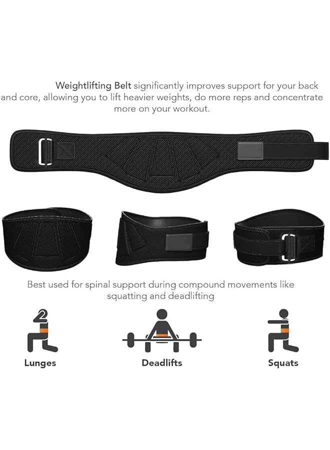 X spring Weight Lifting Belt Gym Belt for Lumbar Back Support Workout on Fitness Equipment Auto Lock Men and Women powerlifting belt for Weightlifting Powerlifting Squats Bodybuilding（L size） - Image 2