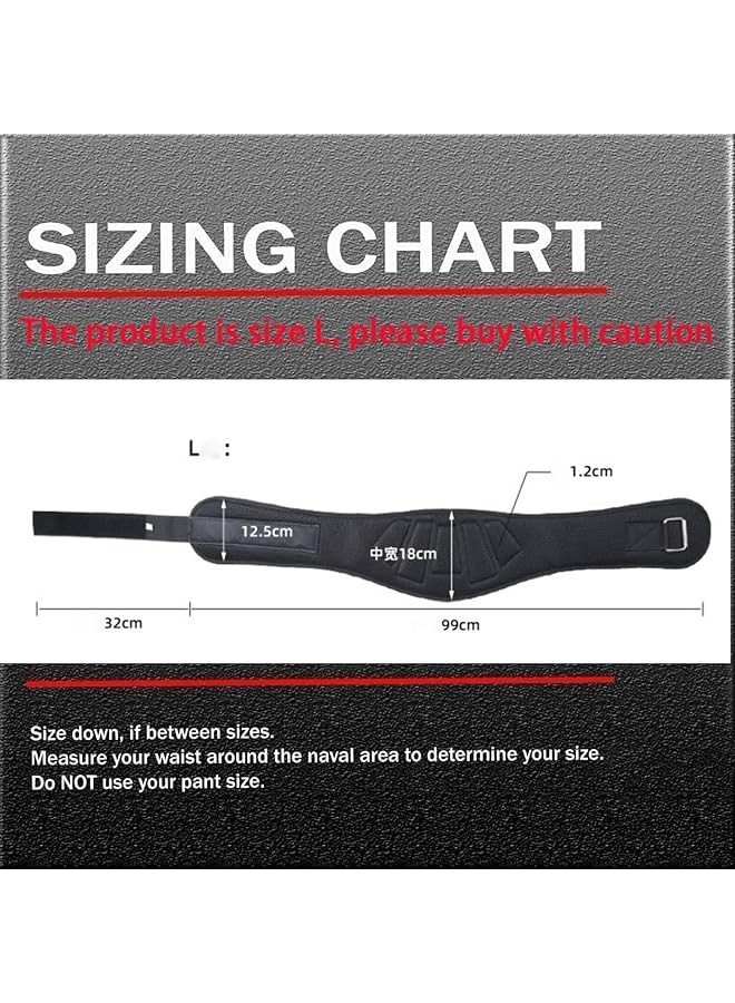 X spring Weight Lifting Belt Gym Belt for Lumbar Back Support Workout on Fitness Equipment Auto Lock Men and Women powerlifting belt for Weightlifting Powerlifting Squats Bodybuilding（L size） - Image 4