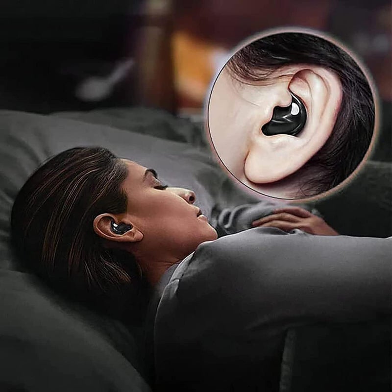 FOWOK FAFOUR Invisible Wireless Sleep Headphones IPX5 Waterproof Wireless Earbuds with Charging Case Bluetooth 5.3 Headphones Touch Control Hidden Headphones - Double Noise Cancelling (Blue) - Image 2
