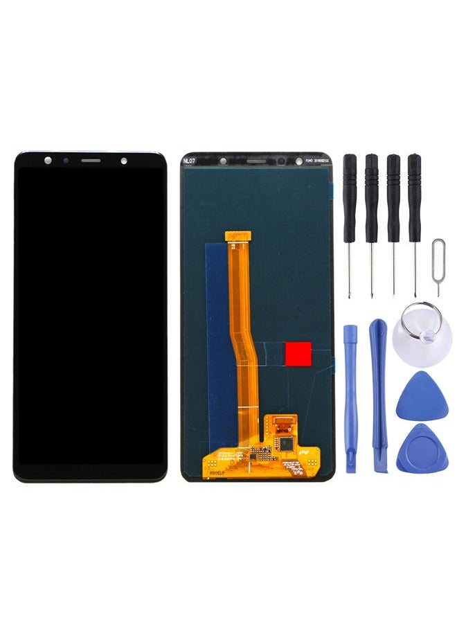erorex - Replacement Original Super AMOLED LCD Screen for Galaxy A7 2018 , A750F / DS With Digitizer Full Assembly Black - Image 1