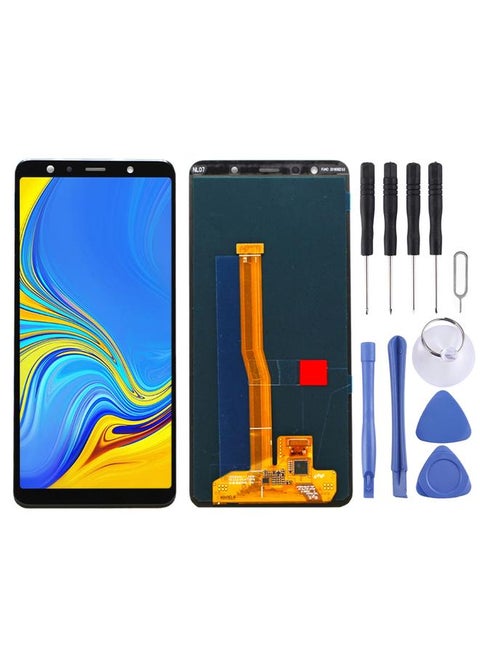 Replacement Original Super AMOLED LCD Screen for Galaxy A7 2018 , A750F / DS With Digitizer Full Assembly Black