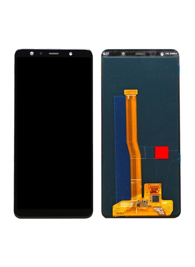 erorex - Replacement Original Super AMOLED LCD Screen for Galaxy A7 2018 , A750F / DS With Digitizer Full Assembly Black - Image 1