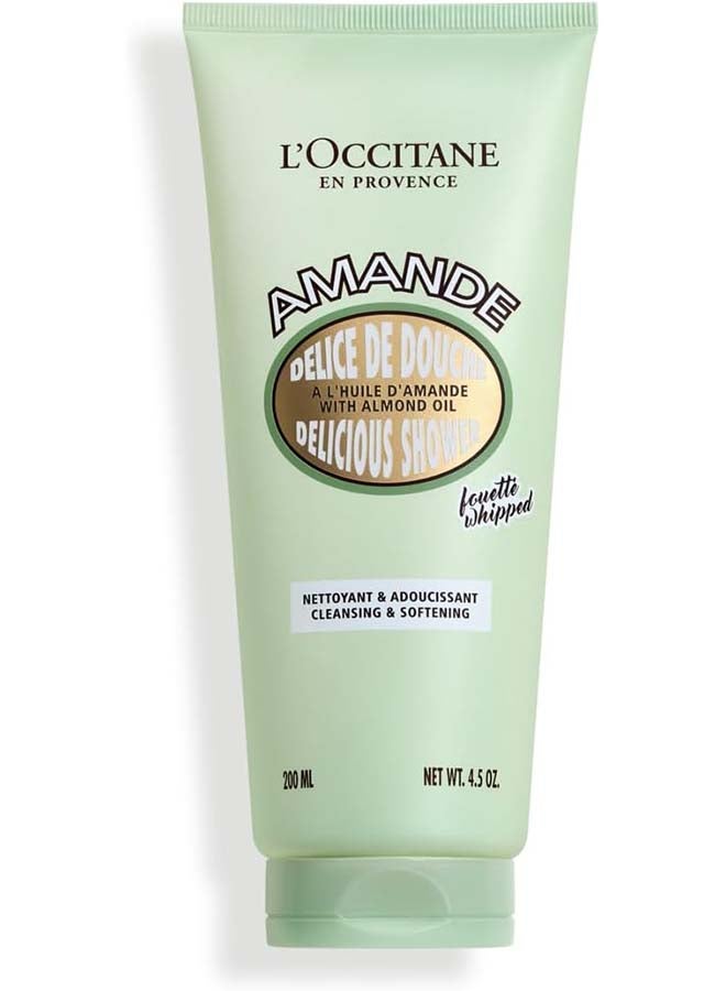 L'OCCITANE Almond whipped shower cream 200ml  - Image 1