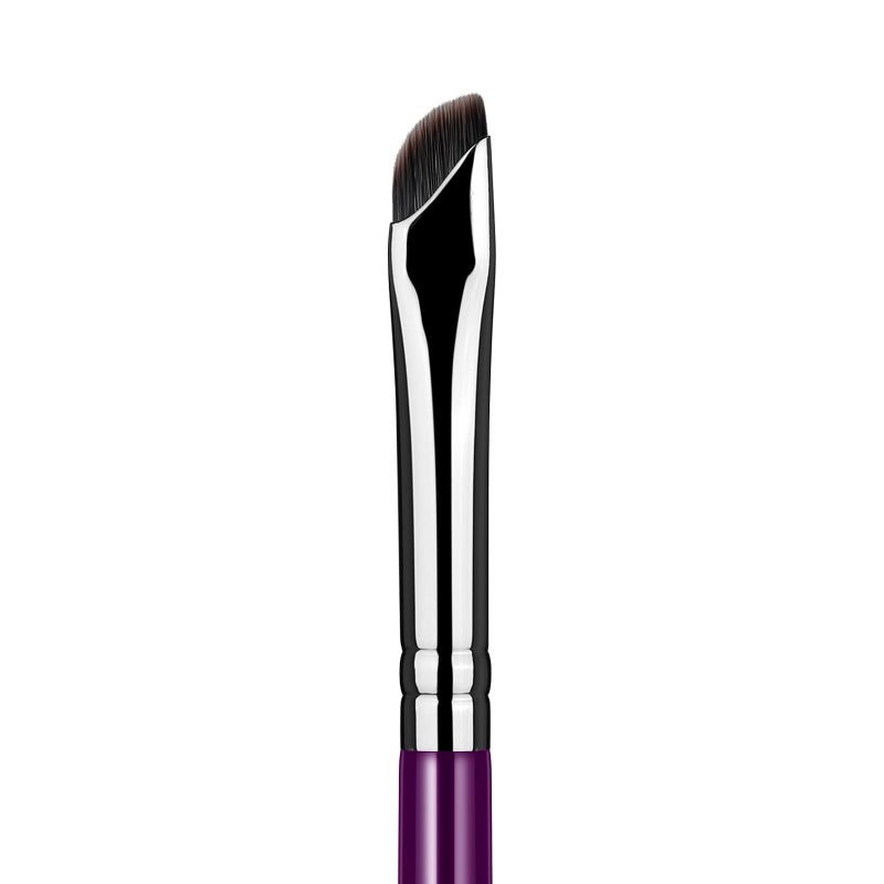 EIGSHOW Eyeliner Brush, EIGSHOW Sickle Angled Gel Eyeliner Makeup Brush for Precise Eye Liner, Eyebrow, Eyelid with Ultra Thin Vegan Bristles (E865 Purple) - Image 1