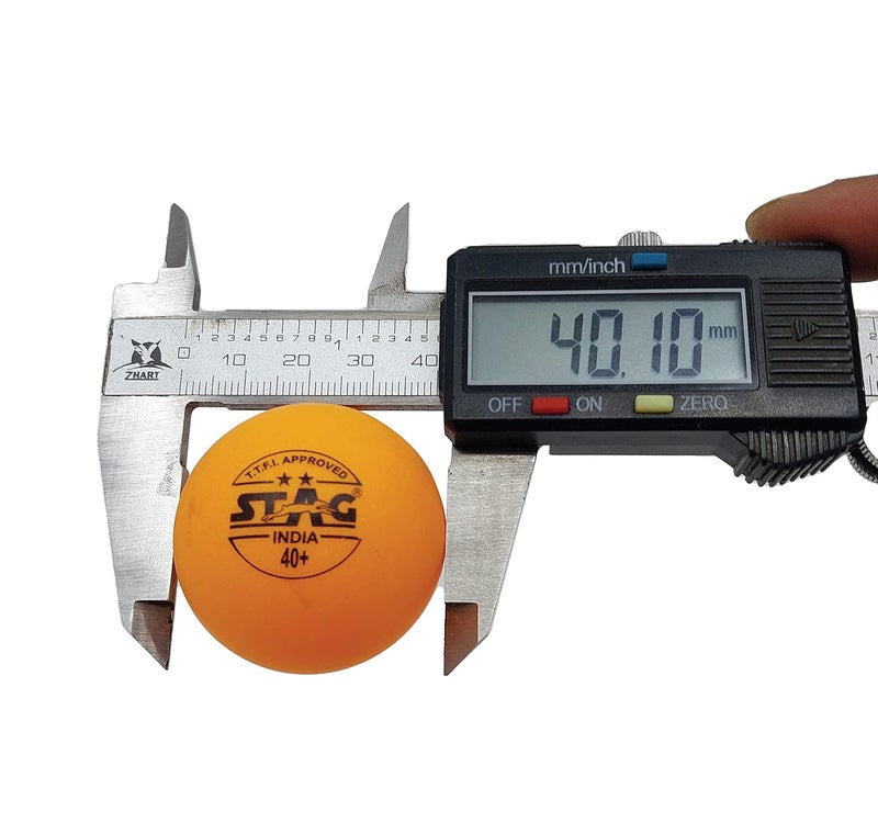 STAG كرات تنس الطاولة البرتقالية 2 نجمة | كرات بينغ بونغ عالية الأداء 40+ مم للتدريب، البطولات واللعب الترفيهي | متينة للعب الداخلي/الخارجي - عبوة برتقالية من 12 - Image 3