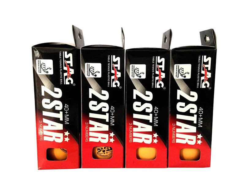 STAG كرات تنس الطاولة البرتقالية 2 نجمة | كرات بينغ بونغ عالية الأداء 40+ مم للتدريب، البطولات واللعب الترفيهي | متينة للعب الداخلي/الخارجي - عبوة برتقالية من 12 - Image 4