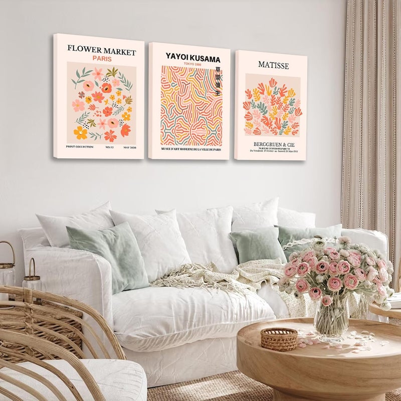 KBKBART مجموعة من 3 قطع فنية مؤطرة من ماتيس - Image 3