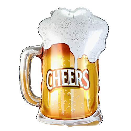 BinaryABC Beer Mug Cheers Foil BalloonsValentine Wedding Birthday Party Decorations2Pcs - Image 5