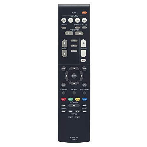 WINFLIKE RAV531 ZP35470 Remote Control Replacement for Yamaha AV Receiver RAV549 RAV531-ZP35470 RAV531 ZP35470 RX-V379 RX-V383 HTR-3071 HTR-4071 RX-V483 RX-V381 HTR-3069 HTR-3068 Remote Controller - Image 1