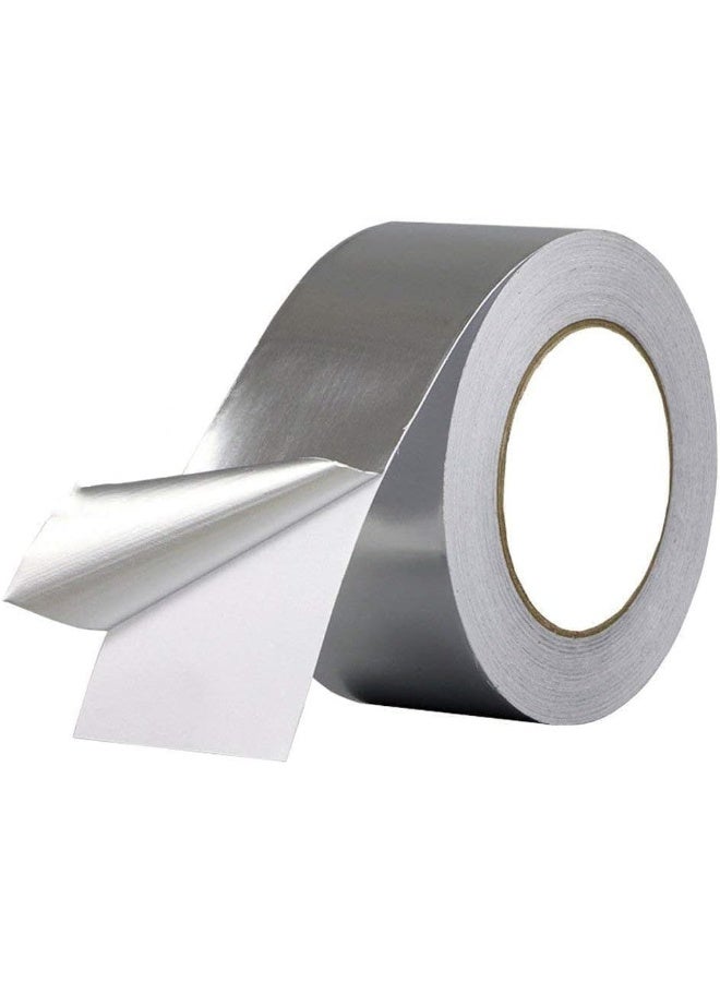 Biella Aluminium Foil Adhesive Tape - Seal, Insulate, And Protect With Ease Ideal For Roof Leaks, Surface Cracks, Window Gaps, Pipes, Boats Sealing, And More (3 Inch, 1Pcs) - Image 2
