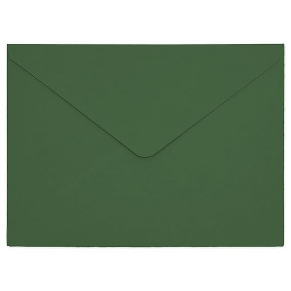Accuprints Green Envelopes Pack of 25 (5 x 7) inches | Unique design Texture Hand made envelopes for wedding/party/office use/gift | Size 5 X 7 inches (Green, Pack of 25) - Image 5