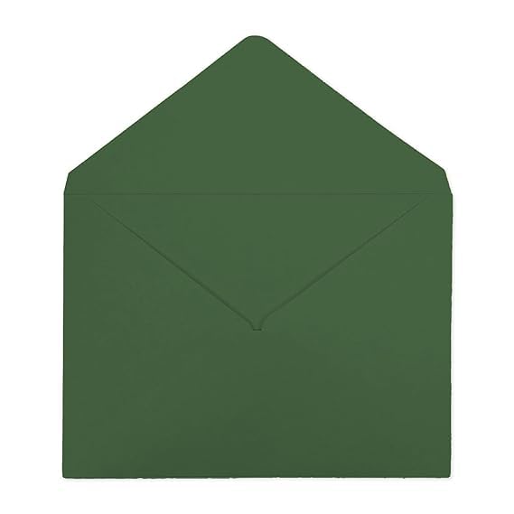 Accuprints Green Envelopes Pack of 25 (5 x 7) inches | Unique design Texture Hand made envelopes for wedding/party/office use/gift | Size 5 X 7 inches (Green, Pack of 25) - Image 4