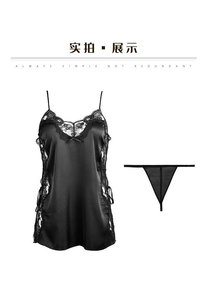 Generic Flat top slit nightgown for home wear, one size fits all.  - Image 1