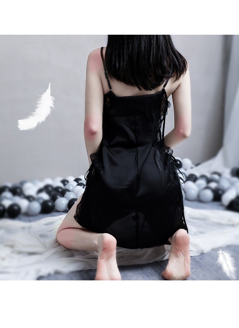 Generic Flat top slit nightgown for home wear, one size fits all.  - Image 2