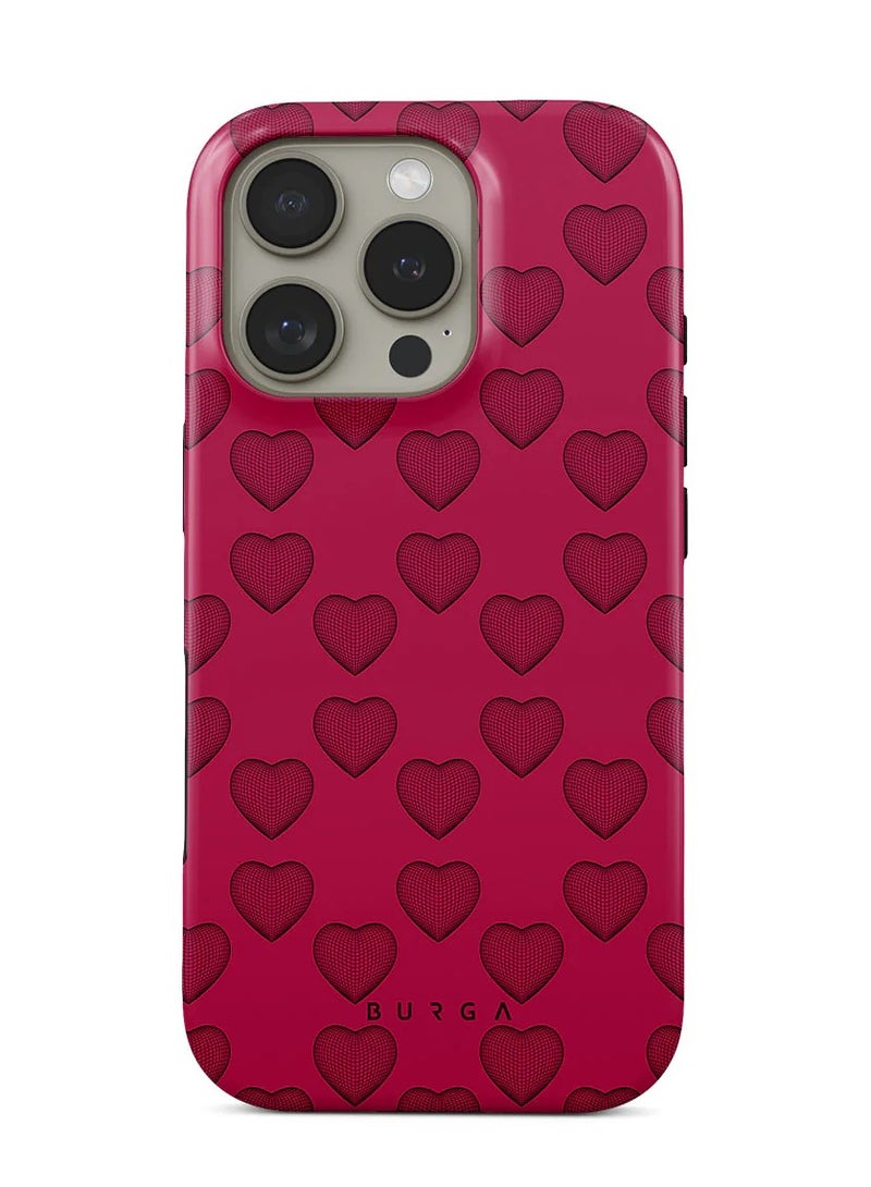 BURGA iPhone 16 Pro Max Case, 2 Piece Hard Shell + TPU Interior, Shock Absorption, All Port Accessible, Raised Bezel For Screen & Camera Protection, Never Fading HQ Print,Single Not Sorry - Image 1